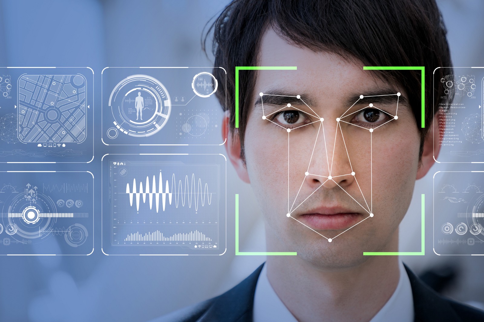 Công nghệ giúp ghi lại các đặc điểm trên khuôn mặt của từng người tham dự
