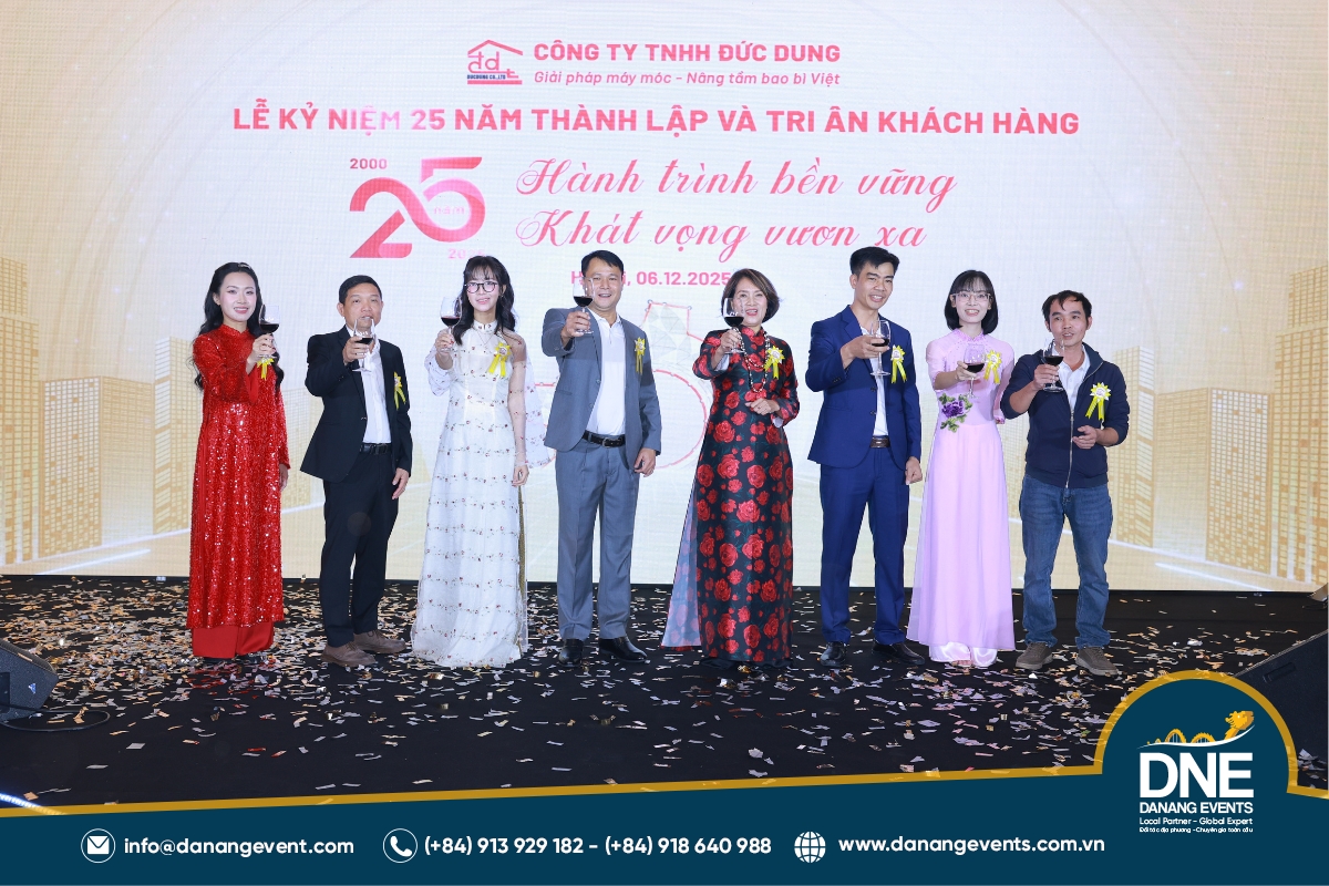 LỄ KỶ NIỆM 25 NĂM THÀNH LẬP CÔNG TY TNHH ĐỨC DUNG