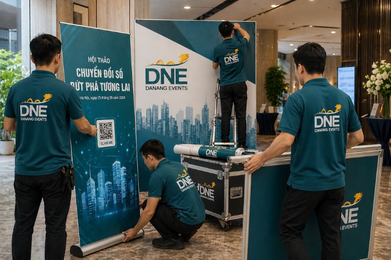 Dịch vụ thiết kế, in ấn và cho thuê standee chuyên nghiệp
