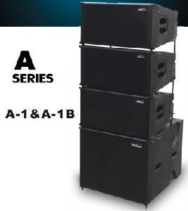 A1 Line Array System
Công suất định mức MF: 400 W AES
Công suất chương trình MF: 800 W
Công suất định mức HF: 100 W AES
Công suất chương trình HF: 200 W
Linh kiện: 2x 10 "MF Neo, 3" HF Neo
Kết nối: 2x Ổ cắm điện thoại (4 chân)
Độ nhạy MF (1W / m): 108dB
Xếp hạng SPL tối đa (1m): đỉnh 135dB, @ 1m
Độ nhạy HF (1W / m): 115dB
Xếp hạng SPL tối đa (1m): đỉnh 140dB, @ 1m
Trở kháng: MF 16 Ohm / HF 16 Ohm
Dải tần số: 60Hz ~ 17KHz
Màu sắc: Đen

Góc phân tán (1 KHz): 75 ° X 15 ° (V x H)
Trọng lượng: 21Kg
Kích thước: 582x419x308mm
A1B (Bị động)
Linh kiện: 18 "Loa trầm 101,6mm VC (âm thanh P Thái Lan)
Công suất định mức: 800 W / 2000W (Đỉnh)
Độ nhạy (1W / m): 102dB
Xếp hạng SPL tối đa (1m): đỉnh 130dB, @ 1m
Dải tần số: 35Hz ~ 250Hz
Kết nối: 2x Ổ cắm điện thoại (4 chân)
Trở kháng: 8Ohm
Màu sắc: Đen
Trọng lượng: 45Kg
Kích thước: 582x650x361mm
