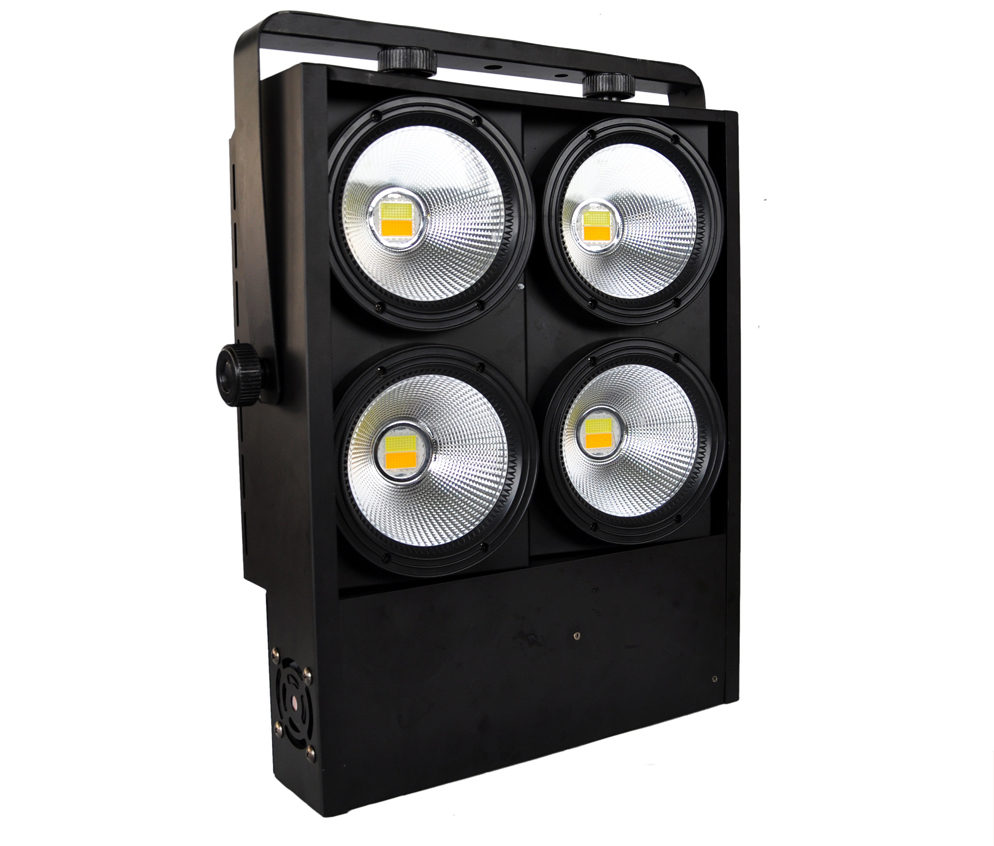 Blinder Light
Nguồn điện: AC 90-245V, 50 / 60Hz
Công suất: 4 bóng đèn led cow 100w
Tuổi thọ bóng:> 60.000 giờ
Tác dụng: vàng nhạt, trắng tự nhiên, sét.
Khả năng Dimmer dễ dàng: 0-100%
Chế độ hoạt động: tự động, cảm ứng dựa trên âm nhạc, đồng bộ hóa Master & Slave.
Ứng dụng: sân khấu hội trường, tổ chức sự kiện - tiệc cưới, sàn nhảy ...
Cổng: DMX vào / ra, vào / ra nguồn
Kích thước hộp: 430 x 410 x 250mm
Cân nặng: 11kg
