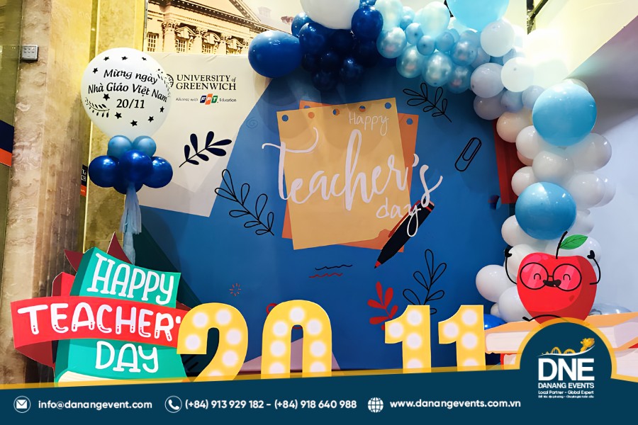 Cách thiết kế backdrop 20/11 đẹp và chuyên nghiệp