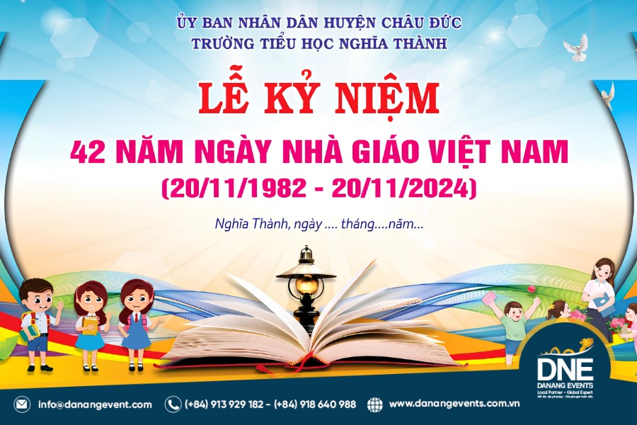 mẫu backdrop 20/11 đẹp và ấn tượng