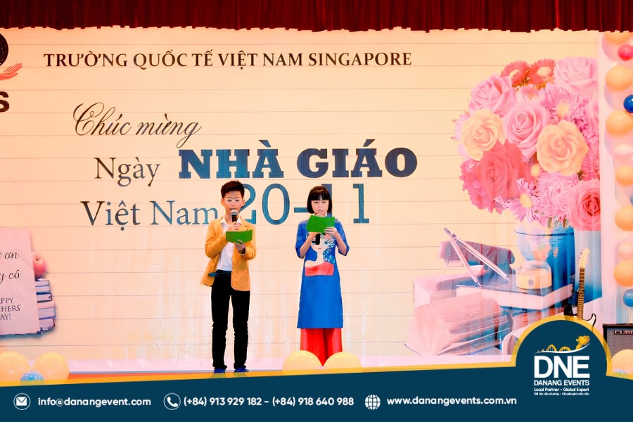 mẫu backdrop 20/11 đẹp và ấn tượng