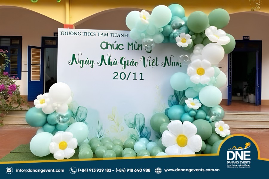mẫu backdrop 20/11 đẹp và ấn tượng