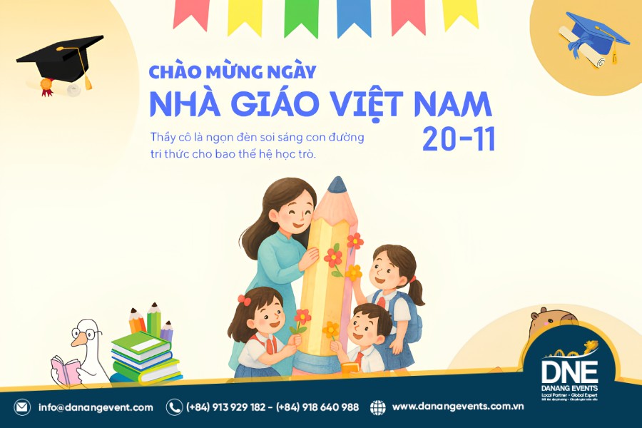 mẫu backdrop 20/11 đẹp và ấn tượng