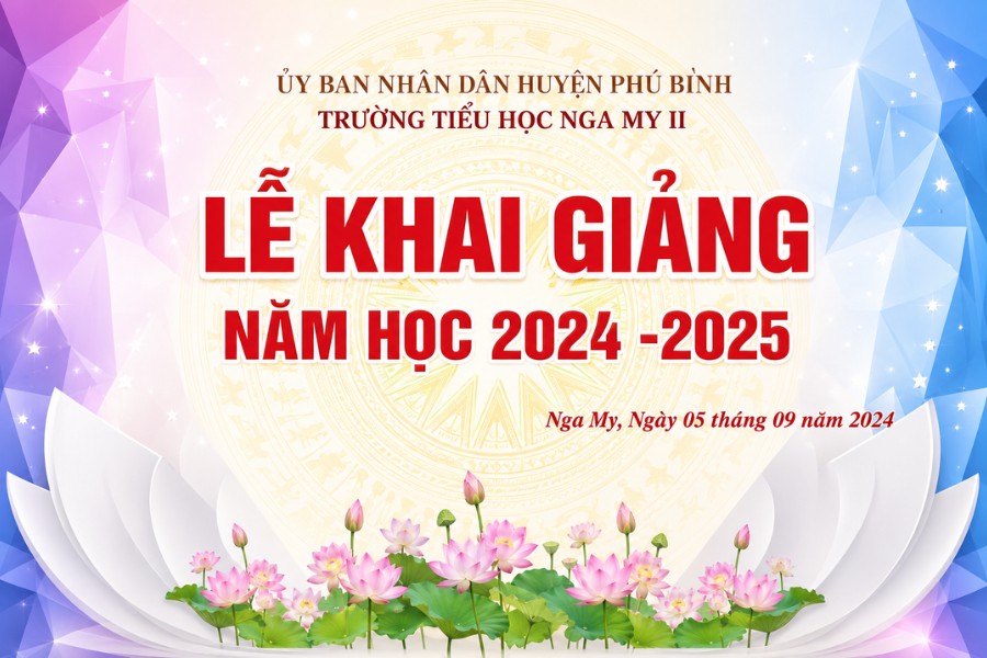 mẫu backdrop khai giảng ấn tượng cho năm học mới