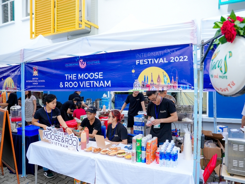 Danang Events đồng hành cùng hội chợ ẩm thực tại trường quốc tế BIS