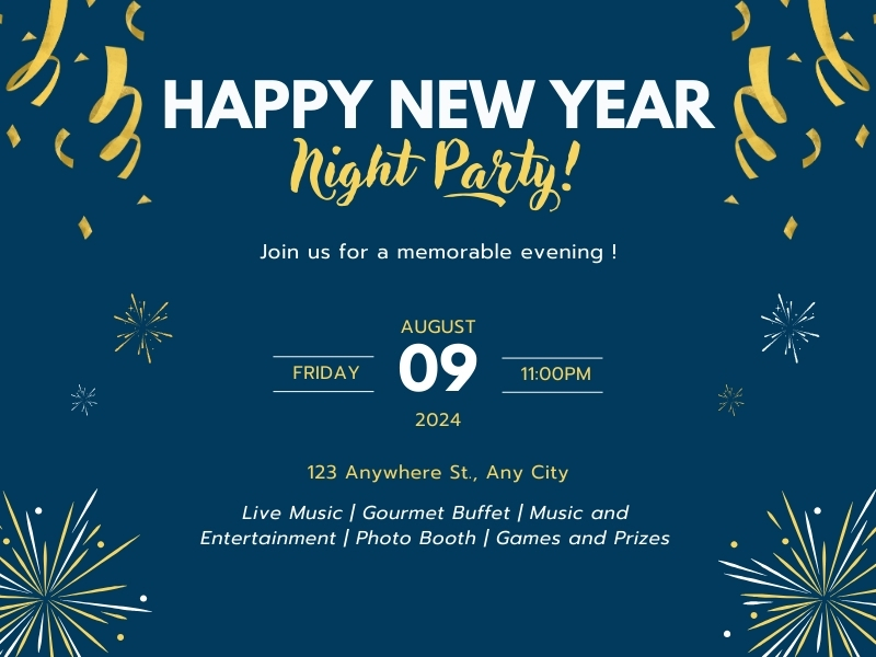 Nội dung thiệp mời Year End Party phải có sự rõ ràng và đầy đủ các thông tin cần thiết