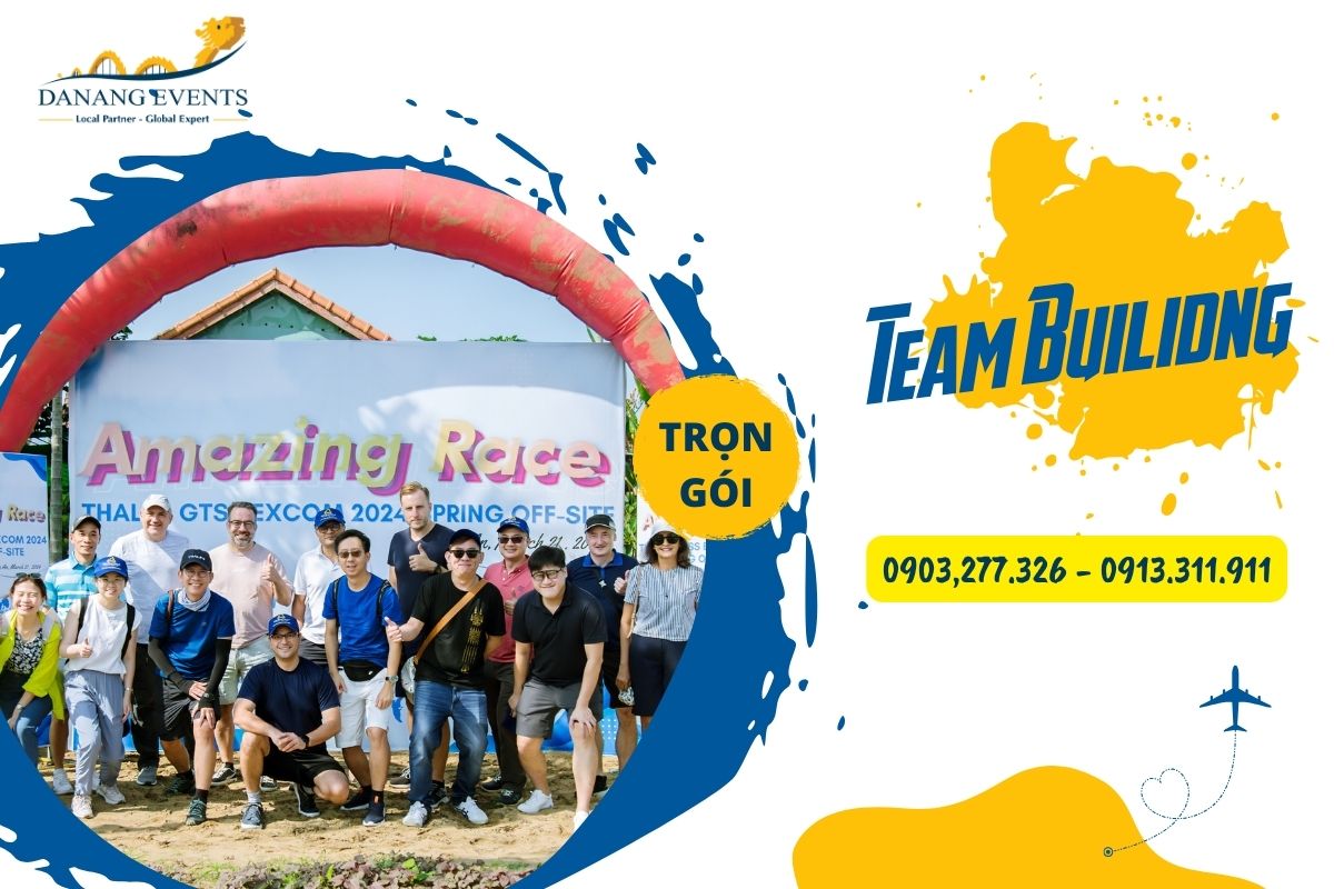 Danang Events cung cấp dịch vụ tổ chức team building trọn gói