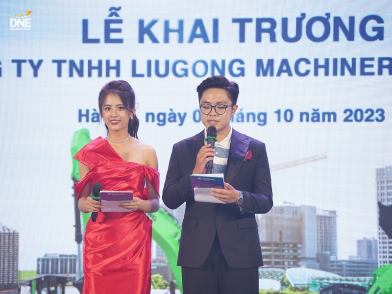 MC sự kiện khai trương nhà máy Liugong Việt Nam