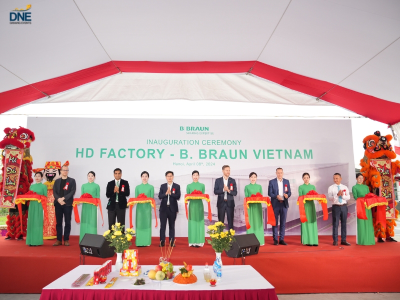 Danang Events tổ chức lễ khánh thành sân bóng nhà máy B. BRAUN 