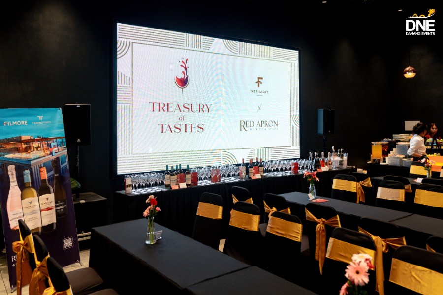 Lễ hội thử rượu vang Treasury of tastes tổ chức bởi Danang Events