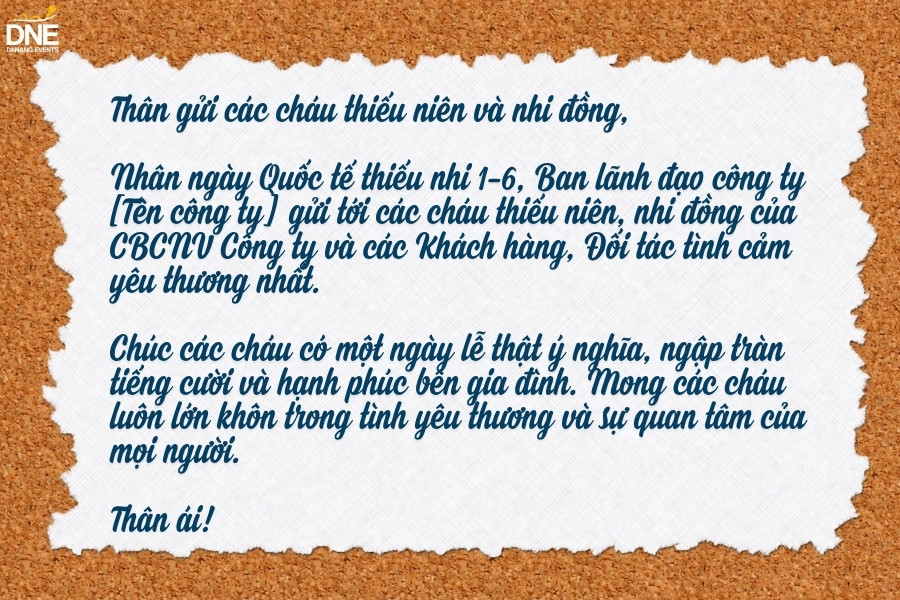 lời chúc mừng ngày quốc tế thiếu nhi