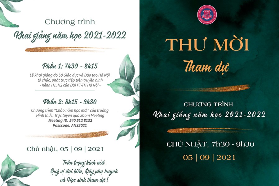 Những nội dung cần có trong giấy mời khai giảng