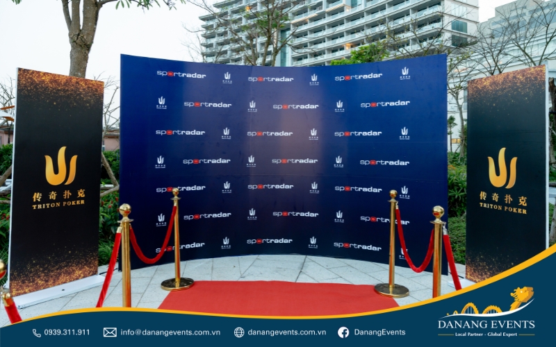 Photo booth trong sự kiện Triton Poker