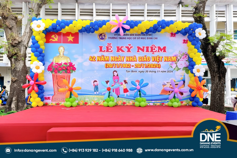Ý tưởng trang trí sân khấu 20/11 đẹp và ấn tượng