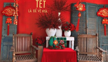Ý tưởng trang trí Tết 2023 cực ấn tượng dành cho văn phòng